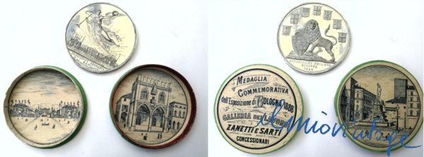 Medaglia – Bologna Esposizione Emiliana 1888 – Pres. Principe Napoli